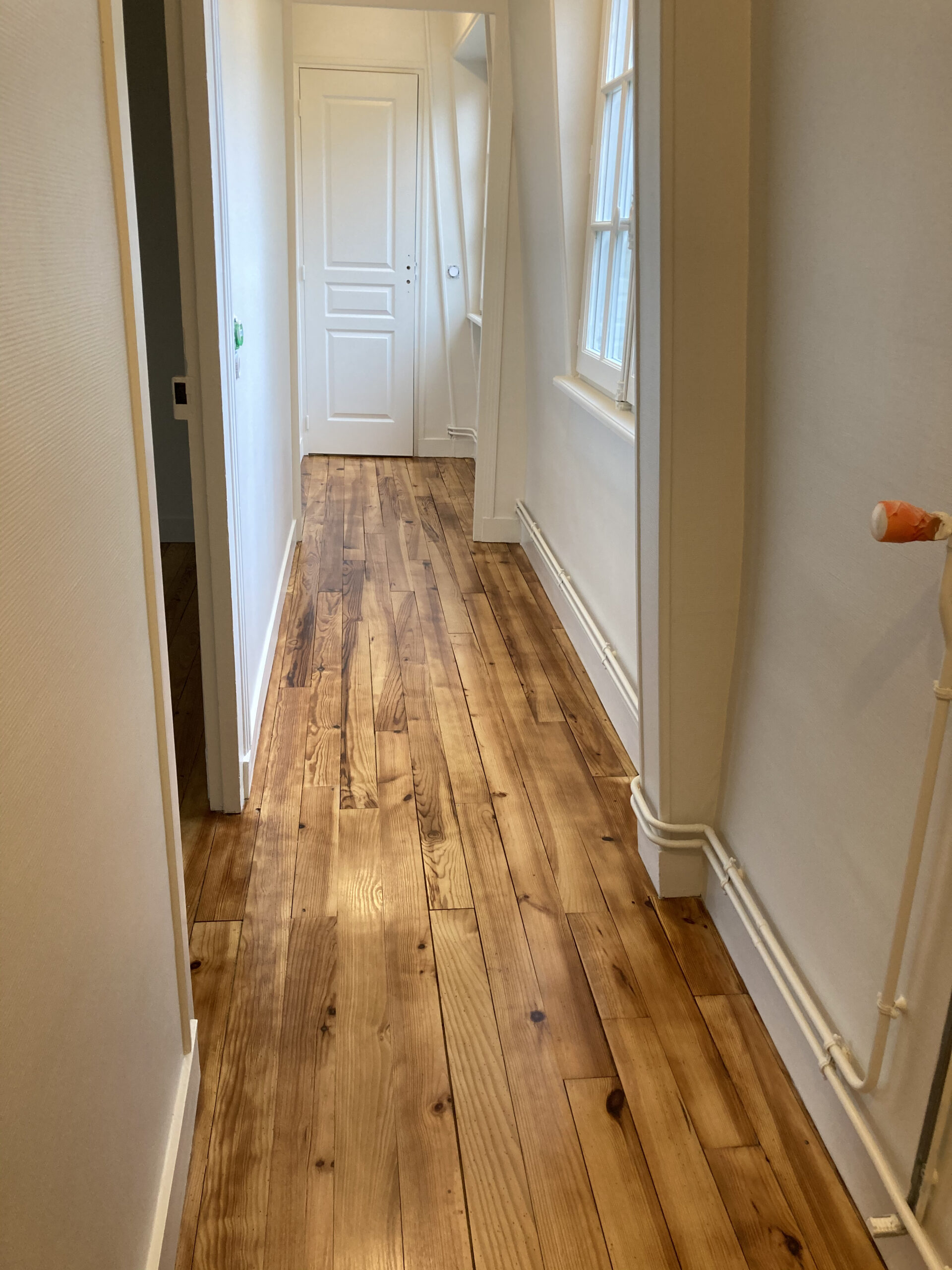 Rénovation du parquet du couloir