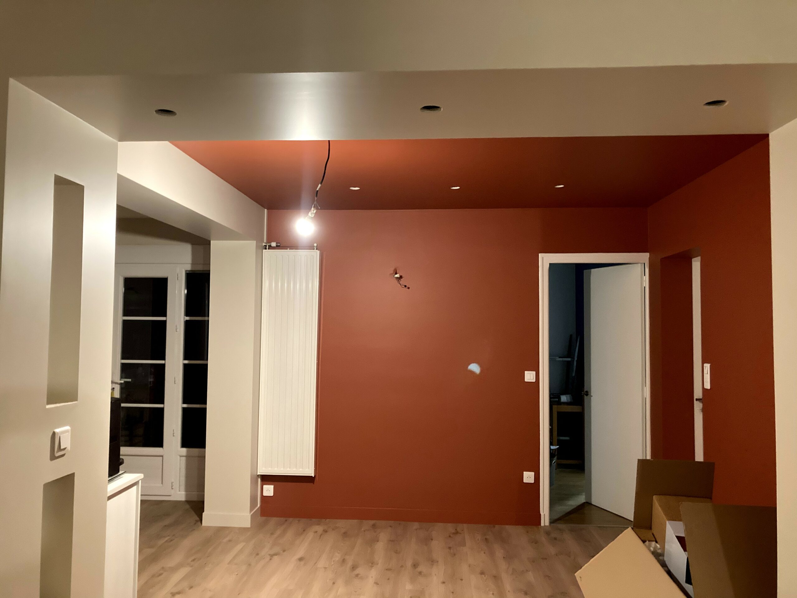 Rénovation de peinture d'un rez-de-chaussée